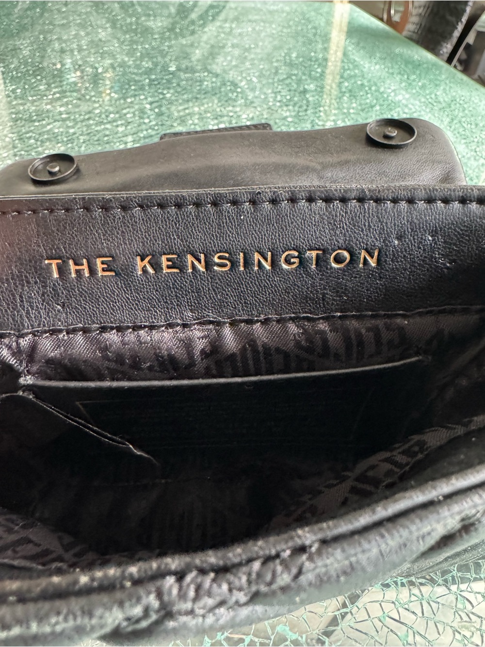Kurt Geiger Quilted Chain Shoulder crossbody Bag - Black - Picture 6 of 10